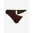 thumbnail image 5 of Time and Tru Women's Collections Cross Front Low Rise Bikini Bottoms, Sizes XS-XL, 5 of 6