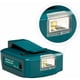 thumbnail image 4 of Makita ADP05 Adaptador de corriente para batería de iones de litio de 14-18 V - Cargador USB, puerto CC de 12 V, lámpara LED (Compatible con Irobot Roomba), 4 of 5
