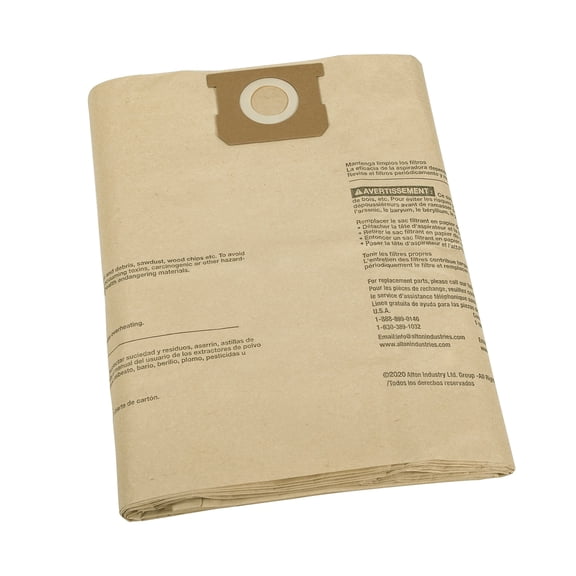 19-3102 - Stanley Disposable Filter Bag for Wet Dry Vacuums, 3-Pack
