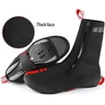 thumbnail image 2 of 1 par de chanclos de bicicleta unisex, chanclos cálidos para ciclismo, protección contra el frío de invierno, chanclos térmicos con cremallera para ciclismo Adepaton LN-2438-1, 2 of 6