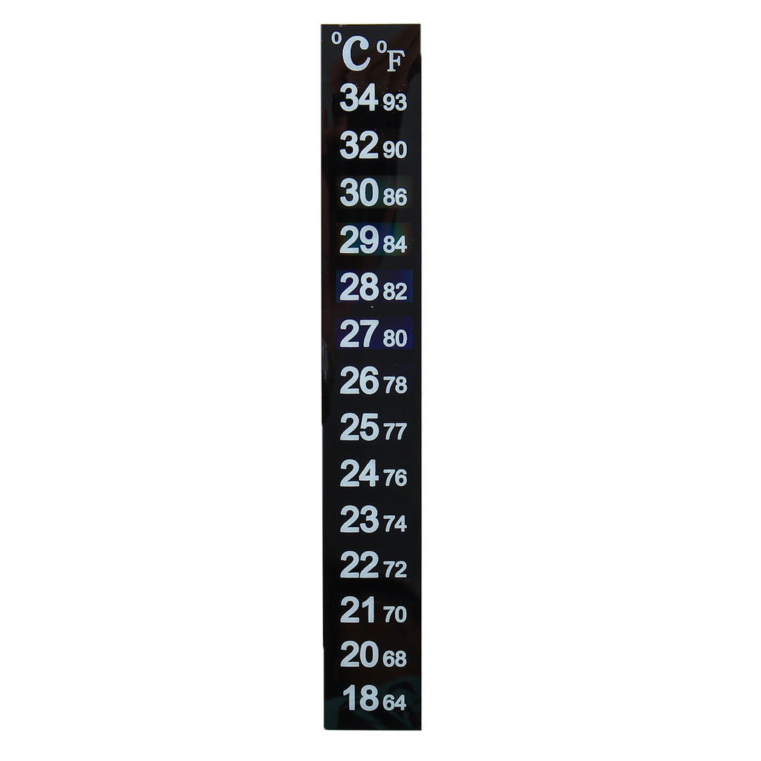 3X LCD STICK ON FLAT STRIP THERMOMETER FOR AQUARIUM UK SELLER 1ST CLASS POSTAGE 