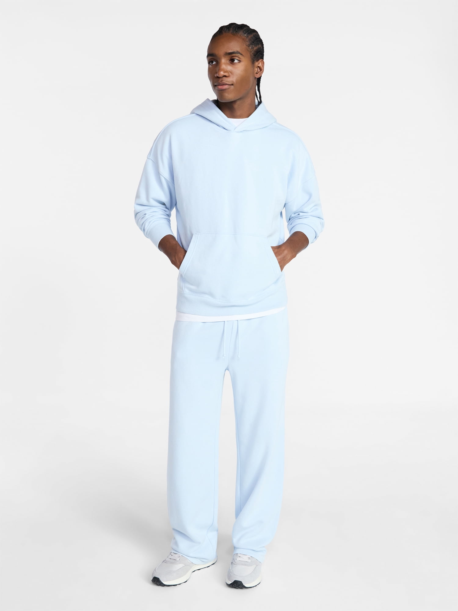No Boundaries Soft Fleece Vintage Straight Sweatpants, Men's XS-5XL