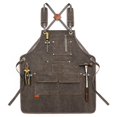 thumbnail image 1 of Limited Time Offer! Canvas Apron Barber Cafe Gardening Carpentry Restaurant Waiter Work Clothes, 1 of 4