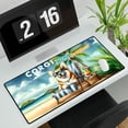 thumbnail image 3 of Corgi Hello Summer Beach Theme with Sunglasses and Tropical Cocktail Desk Mat Full Keyboard Mouse Pad Welsh Corgi Dog Lover Gifts Idea Large Mousepad - 00009, 3 of 5