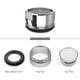 thumbnail image 3 of 3 Pack M24 Faucet Aerator Tap 24mm Replacement Part, Brass Male Spout Threaded Aerator, 3 of 5