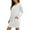A28 White, variant on Xdegoge Long Sleeve Dress for Women, Knit Loose Fit Mini Dresses with Pockets and Crew Neck, Casual Lounge Wear