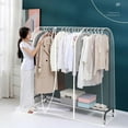 thumbnail image 5 of Jumbo Clothes Cover with zipper Stereoscopic Transparent Garment Outer Panding Dress Coat Wardrobe Rack Storage Large Big Cover, 5 of 9