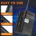 thumbnail image 2 of AM FM Radio Portable, NOAA Weather Radio, Transistor Radio 2AA Battery Operated with Long Range Reception, Loud Speaker, Transistor Antenna, Earphone Jack, Small Gifts for Seniors Elderly, 2 of 7