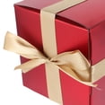 thumbnail image 4 of Christmas Decoration Cube Shape Xmas Present Container Holiday Gift Box Ornament, 4 of 9