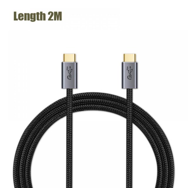 Type c3.2 Gen2 20GB 100W High Speed Transmission Data Cable Computer TV Audio Video HD Projection Cable