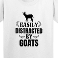 thumbnail image 4 of Inktastic Easily Distracted by Goats Youth T-Shirt, 4 of 5