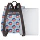 thumbnail image 3 of Balery Donut with the USA Fag Mochila de Cuero para Mujeres, Gran Capacidad, Bolsa de Viaje Multifuncional, Mochila de Cuero y Bolsa de Hombro para Mujeres, 3 of 4
