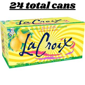 LaCroix LimonCello Sparkling Water - 24 Pack of 12 oz Cans
