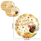 thumbnail image 3 of Vajilla de papel, decoraciones navideñas, juego de 10 piezas para el Día de Acción de Gracias, artículos para fiestas, platos desechables con estampado de cosechas otoñales, perfectos para cenas de ot, 3 of 6