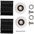 thumbnail image 3 of YISITIAN Kits de Remplacement de Roue de Porte de Serre, Rouleaux de Porte de Serre de Port, Rouleau de Porte de Jardin, 22mm CA919-2863, 3 of 9