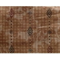 thumbnail image 4 of oneOone Georgette Viscose Hot Curry Fabric Leaves & Floral Geometric Dress Material Fabric Print Fabric By The Yard 42 Inch Wide, 4 of 4