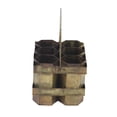 thumbnail image 4 of Decmode Rustic 7 X 11 Inch Brass Gold Six-Bottle Wine Holder, 4 of 5
