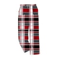 thumbnail image 3 of Mens Soft Flannel Christmas Pajama Pants Cute Xmas Tree Reindeer Snowflake Straight Lounge Pants, 3 of 3