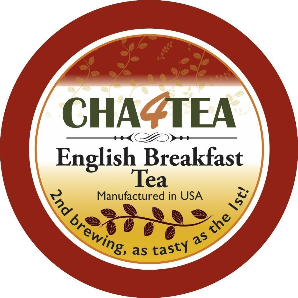 English Breakfast Tea K Cups for Keurig KCup, 18 Count