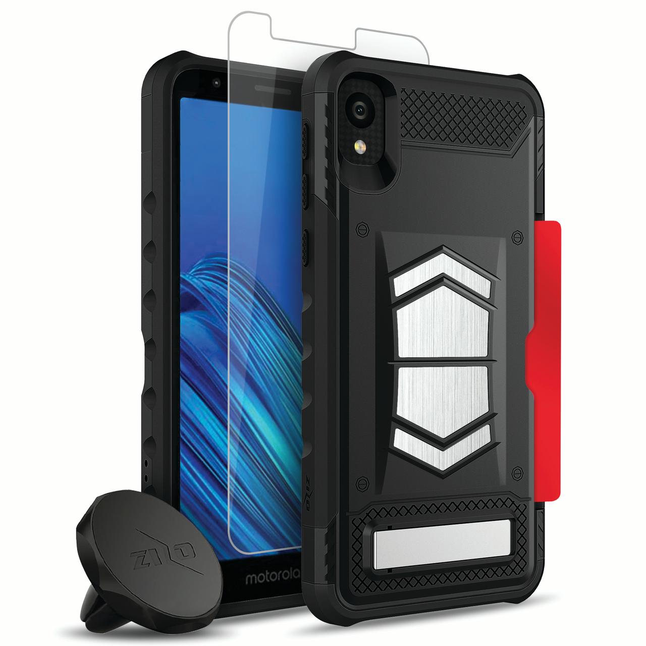 ZIZO ELECTRO Motorola Moto E6 Case [Militarygrade Protection] with