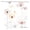 Color 2, variant on JOOCAR Polyester Shower Curtain Cherry Blossom Floral Design For Home Bathroom Bath Tub Decoration 72x72 inch