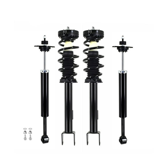 Front Quick Strut-Rear Shock For 2011-2020 Dodge Challenger w/ Performance Susp