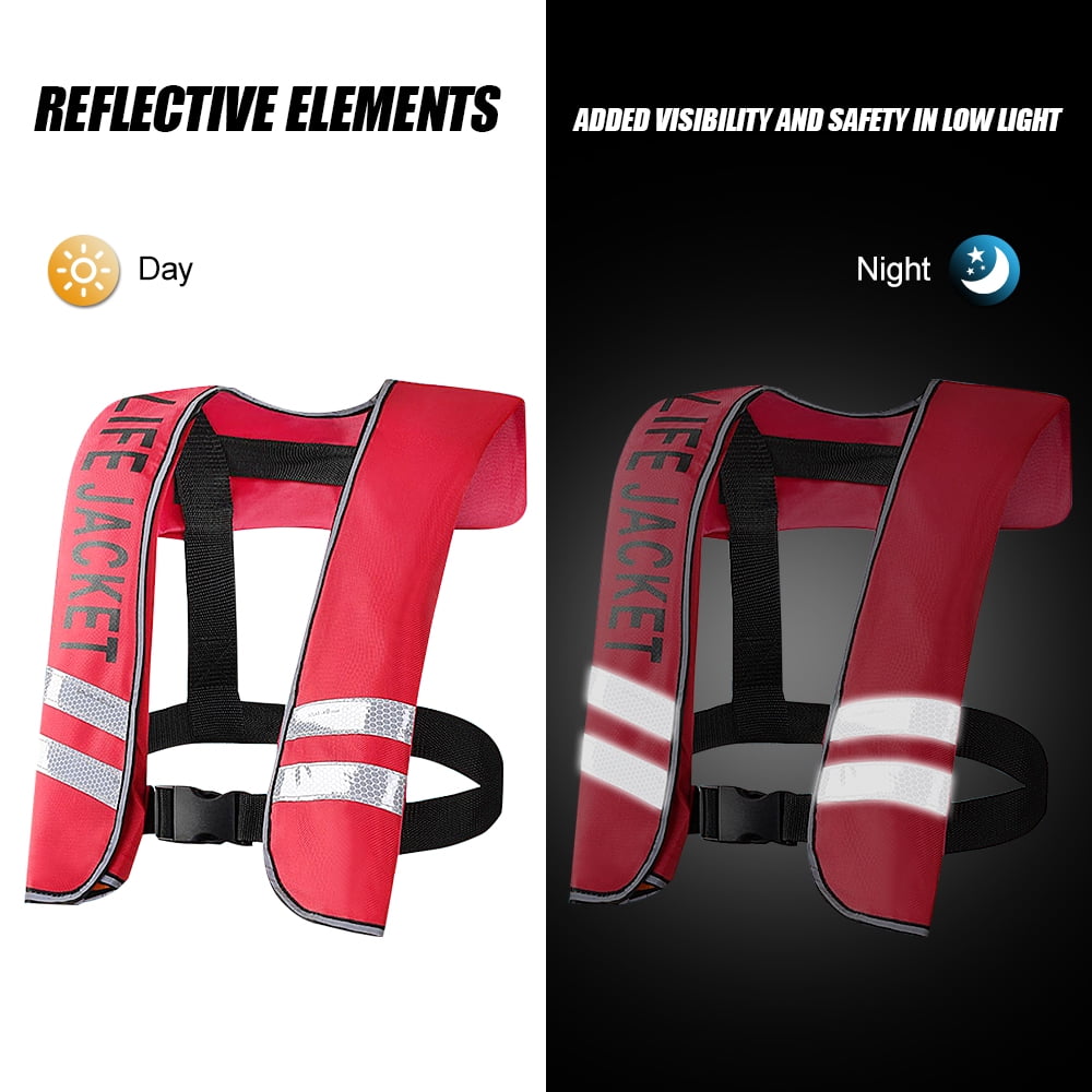 Andoer Auto Inflatable Adults Adult Safety Float Suit for Water Sports Kayaking Fishing Surfing Canoeing Survival Jacket