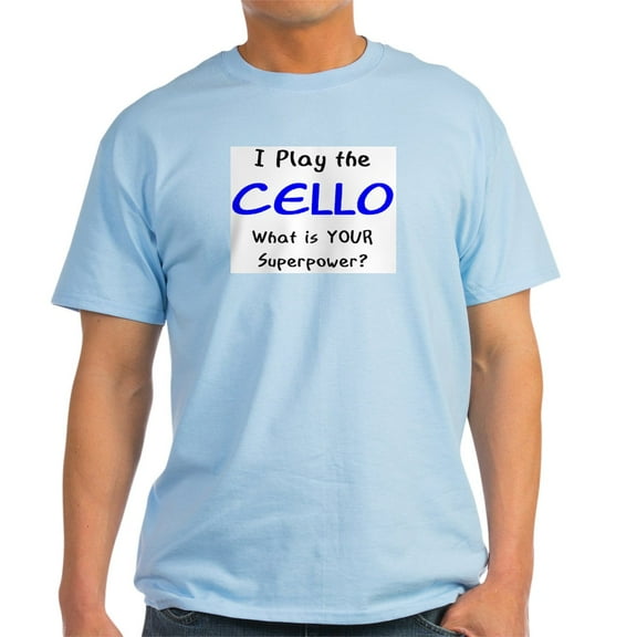 CafePress - Play Cello Light T Shirt - Men's Classic Graphic T-Shirt