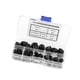 thumbnail image 5 of Kit de tuerca de bellota de nylon Ticfox 70 piezas M3/M4/M5/M6/M8/M10 negro, 5 of 14
