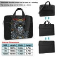 thumbnail image 2 of ZNDUO Mecha Geisha Illustration Pattern Laptop Bag, 13 inch Business Casual Durable Laptop Backpack, 2 of 8