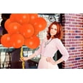 thumbnail image 3 of Matte Orange Balloons - 12 Inch Latex Balloons - 36 Pack, 3 of 10