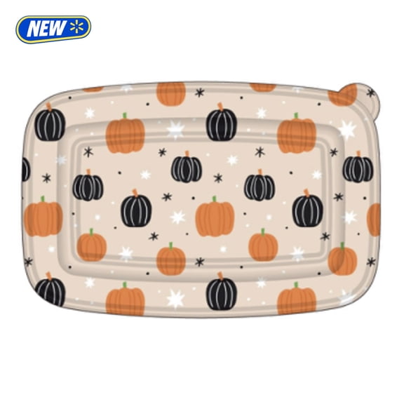 Cook with Color 12-Piece Printed Food Storage Containers with lids, Pumpkins Design