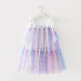 thumbnail image 2 of Fgnfyis Toddler Girls Sleeveless Tutu Dress Dance Party and Casual Occasions for Toddlers and Children Wear Blue 12-18 Months, 2 of 5