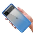 thumbnail image 2 of Google Pixel 6 Pro Case, Rosebono Hybrid Gradient Transparent Soft TPU Clear Skin Cover Case For Google Pixel 6 Pro (Blue), 2 of 4