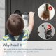 thumbnail image 2 of Childproof Door Lever Lock, Baby Safety Door Handle Lock, Easy To Install And Use 3m Vhb Adhesive No Tools Or Drill Required (white, 2 Pieces), 2 of 5