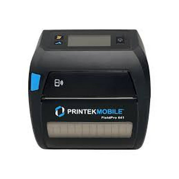 Restored Printek FieldPro 641 ″ Mobile Direct Thermal Printer – USB + Dual Radio (Bluetooth 4.2/5 & WiFi 802.11 a/b/g/n/ac) – Rugged IP54 for Field, P/N; 939444 (Refurbished)