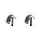 thumbnail image 1 of Scienceny Funda para llave de coche, paquete completo, soporte para llaves de desbloqueo, cubierta de carcasa remota impermeable, Protector de Negro plata 2piezas, 1 of 6
