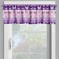 thumbnail image 2 of Ambesonne Butterfly Window Valance, Witchy Butterfly Pattern, 42" X 12", Dark Lavender Purple Rose, 2 of 4