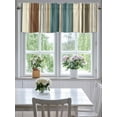thumbnail image 3 of Curtain Valance for Windows,Country Stripes Ethnic Style Kitchen Valances Rod Pocket Short Curtains,Classic Modern Art Window Treatment Panel for Bedroom Bathroom 42"x18", 3 of 7