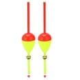 thumbnail image 2 of Bobbers de Pesca, Carrozas de Palo Ovalado Duraderos Convenientes, Práctica, Color Brillante para la Pesca Para Pescar para Pescar, 2 of 7