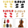 thumbnail image 3 of New 10 Pcs Violin Soft Mute Rubber Mute Fiddle Silencer Volume Control Practice, 3 of 5
