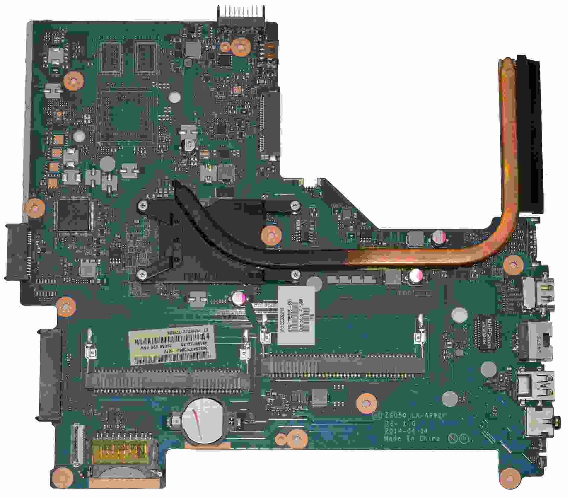 775395501 HP 15R Laptop Motherboard TS w/ Intel i34005U 1.7Ghz CPU