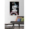 thumbnail image 2 of Marvel Comics - Falcon - Take Back the Shield Wall Poster with Wooden Magnetic Frame, 22.375" x 34", 2 of 3