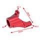 thumbnail image 4 of de Repuestos de Mejora de Automóviles RC Anodizado Rojo para /18 , de bloque de dirección Yotijar Brazos delanteros, 4 of 8