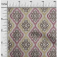 thumbnail image 1 of oneOone Organic Cotton Voile Fabric Argyle Ikat Printed Craft Fabric BTY 42 Inch Wide, 1 of 4