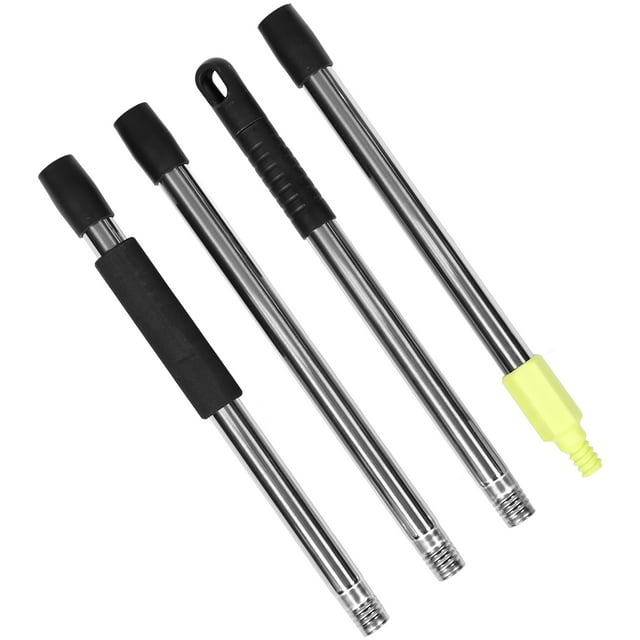 WASHWEPE Telescoping Paint Roller Pole Black 1 Set For Painters And Renovation Projects