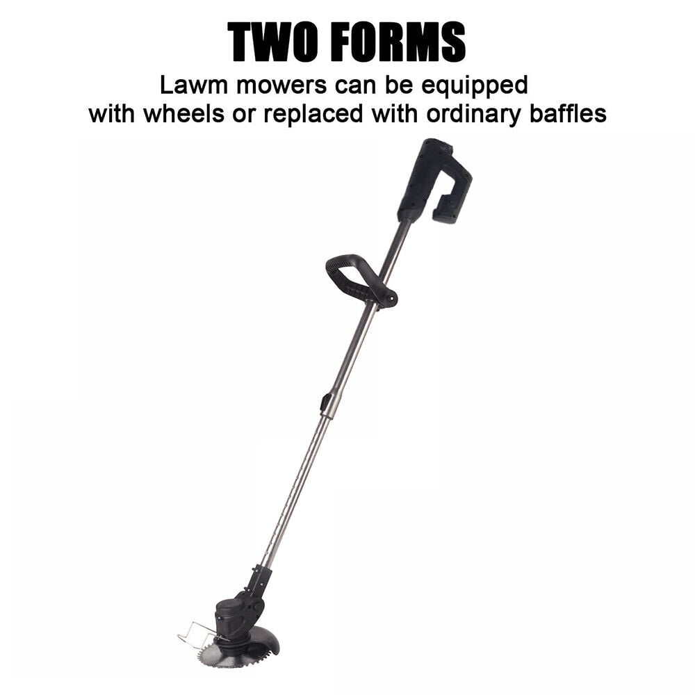 G·PEH Electric Weed Eater Lawn Edger Cordless Grass String Trimmer Cutter 24V &Battery