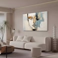 thumbnail image 3 of Abstract Art Modern Decorative Painting Portrait Framed Canvas Poster Bedroom Decor Sports Landscape Office Room Decor Gift,Frame-style,24x36inch(60x90cm), 3 of 8