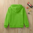 thumbnail image 5 of Gelikeya Toddler Zip Up Hoodie Boys Girls Size 7-8 Long Sleeve Solid Color Sweatshirts Soft and Comfortable Hooded Fall Winter Outfits (#02 Green, 7-8 Years), 5 of 5