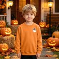 thumbnail image 6 of Tween Boys Halloween Shirt for 11t 12t Kids Halloween Cool Ghost Long T-Shirt Crewneck Graphic Top Toddler to Youth Boys Clothes Size 11-12 Years, 6 of 9